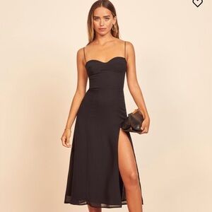 Reformation Classic Black Dress